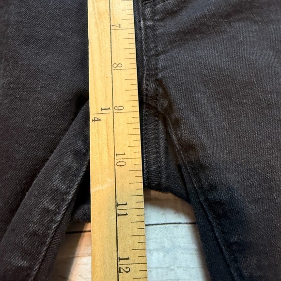 LOFT Curvy Skinny Mid Rise Black Denim Jeans Pants Women's Size 4 - Picture 9 of 16
